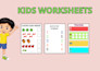 create kids children activity books, worksheets and learning pages